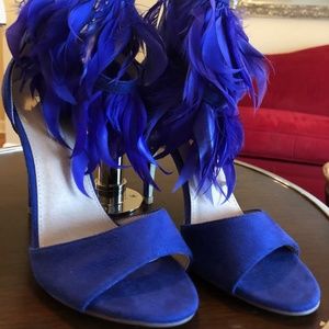 Purple suede Stilettos